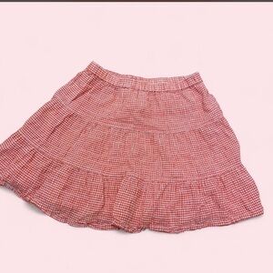 Gingham y2k micro mini Checkered Skirt